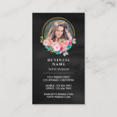 Roos Gold Drids Floral Cake Pastry Chef Bakery Visitekaartje (Achterkant)