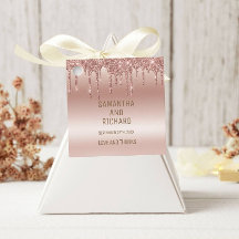 Roos Gold Dripping Glitter Metallic Shine