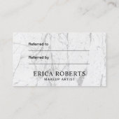 Roos Gold Dripping Lips maken artistieke verwijzin Aanbevelingskaartje (Achterkant)