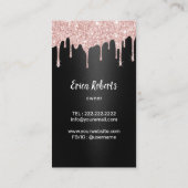 Roos Gold Drips reinigen en vloeibaar maken - zwar Visitekaartje (Achterkant)