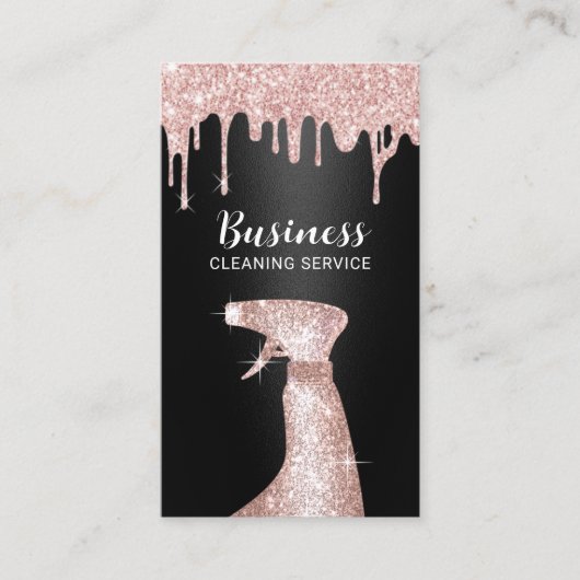 Roos Gold Drips reinigen en vloeibaar maken - zwar Visitekaartje (Voorkant)