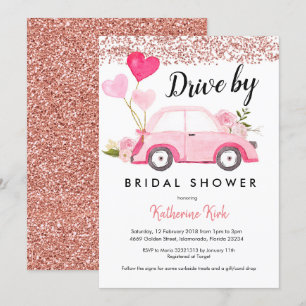 Roos Gold Drive, uitnodiging van de Bridal Shower