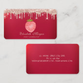 Roos Gold Drivers aardbeien Rood Visitekaartje (Voorkant / Achterkant)