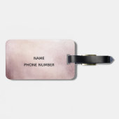 Roos Gold Drivers Glitter Monogram Bagage Bagagelabel (Achterkant horizontaal)