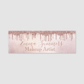 Roos Gold Drivers maken haarscherpstelling Naamplaatje (Voorkant)