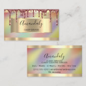 Roos Gold Drivers omhuld holograaf Visitekaartje (Voorkant / Achterkant)