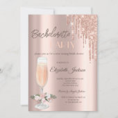 Roos Gold Drivers Rozen Bachelorette Party Kaart (Voorkant)