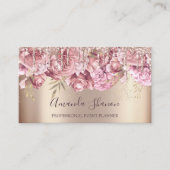 Roos Gold Drivers Rozen Logo Event Planner QRCODE Visitekaartje (Voorkant)