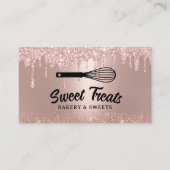 Roos Gold Drivers - Whisk Cupcake bakkerij Visitekaartje (Voorkant)