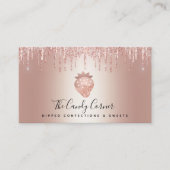 Roos Gold Drives Aardbeienbeslag Visitekaartje (Voorkant)