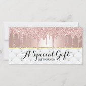 Roos Gold Drives Luxury Salon Cadeaubonnen (Voorkant)