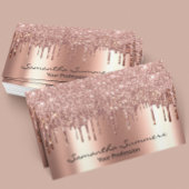 Roos Gold Drives Metal Elegant past Glitter aan Visitekaartje