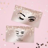 Roos Gold Drives Sparkle Lashes Wink Eye Makeup Visitekaartje
