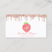 Roos Gold Drives Visitekaartje aardbei (Voorkant)