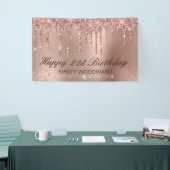 Roos Gold Driving Glitter met diamanten op zaterda Spandoek (Beurs)