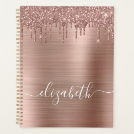 Roos Gold Driving Glitter op maat Planner