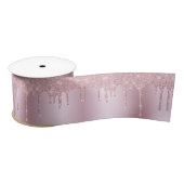 Roos Gold Driving Glitter Stijlvol elegant Roze Satijnen Lint (Spoel)
