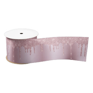 Roos Gold Driving Glitter Stijlvol elegant Roze Satijnen Lint