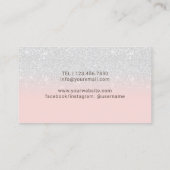 Roos Gold Driving Lips Blush Pink Makeup Artist Visitekaartje (Achterkant)