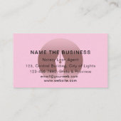 Roos Gold Driving Notional Loan Signing Agent Visitekaartje (Achterkant)