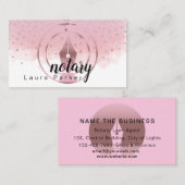 Roos Gold Driving Notional Loan Signing Agent Visitekaartje (Voorkant / Achterkant)