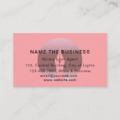 Roos Gold Driving Notional Loan Signing Agent Visitekaartje (Achterkant)