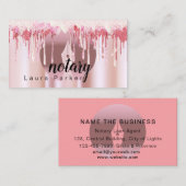 Roos Gold Driving Notional Loan Signing Agent Visitekaartje (Voorkant / Achterkant)