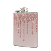 Roos Gold Druppelglam Heupfles (Links)