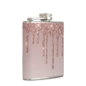 Roos Gold Druppelglam Heupfles (Rechts)