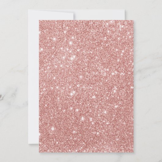 Roos Gold eerste communie uitnodiging (Achterkant)