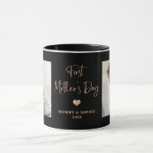 Roos Gold | Eerste Moederdag fotoscript Mok (Midden)