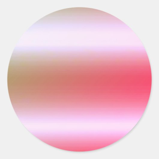 Roos Gold Elegant Blank Sjabloon Ronde Sticker (Voorkant)