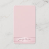 Roos Gold Elegant Calligraphy Script Modern Visitekaartje (Voorkant)