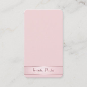 Roos Gold Elegant Calligraphy Script Modern Visitekaartje