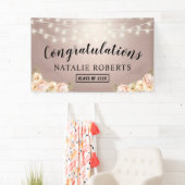 Roos Gold Elegant Floral Gradual Party Spandoek (Insitu)