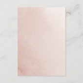 Roos Gold Elegant Herfst Flowers Weddenschap Detai Informatiekaartje (Achterkant)