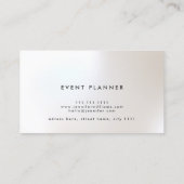 Roos Gold Elegant minimalistische afbeelding voor  Visitekaartje (Achterkant)