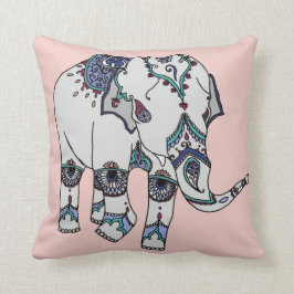 Roos Gold Embellish Elephant Cushion Kussen