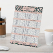 Roos Gold Emerald Leopard-prijslijst Reclamebord Met Voetstuk (Insitu)