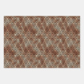 Roos Gold en Black Diamond Art Deco Patronen Inpakpapier Vel (Voorkant)