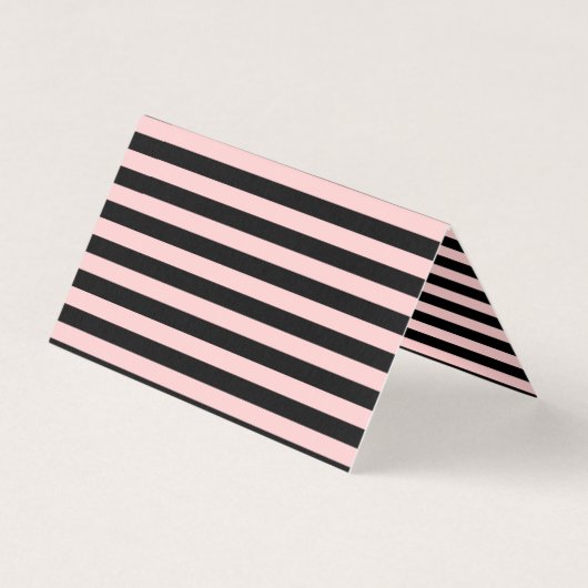 Roos Gold en Black Stripe Hair en Make-up Visitekaartje (Achterkant)