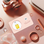 Roos Gold en Blush Pink Elegant Event Planner Visitekaartje