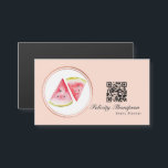 Roos Gold en Blush Pink Event Planner QR Code<br><div class="desc">Summer event planner visitekaartje aanpasbaar aan uw specifieke wensen.</div>