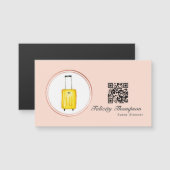 Roos Gold en Blush Pink Event Planner QR Code (Voorkant / Achterkant)