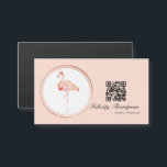 Roos Gold en Blush Pink Event Planner QR Code<br><div class="desc">Event planner visitekaartje aanpasbaar aan uw specifieke wensen.</div>