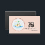 Roos Gold en Blush Pink Event Planner QR Code<br><div class="desc">Event planner visitekaartje aanpasbaar aan uw specifieke wensen.</div>