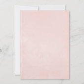 Roos Gold en Blush Pink Weddenschap Update Kaart (Achterkant)