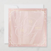 Roos Gold en Blush uitnodigingen (Voorkant)