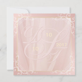 Roos Gold en Blush uitnodigingen