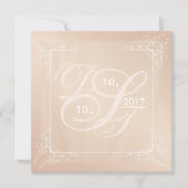 Roos Gold en Blush uitnodigingen (Voorkant)